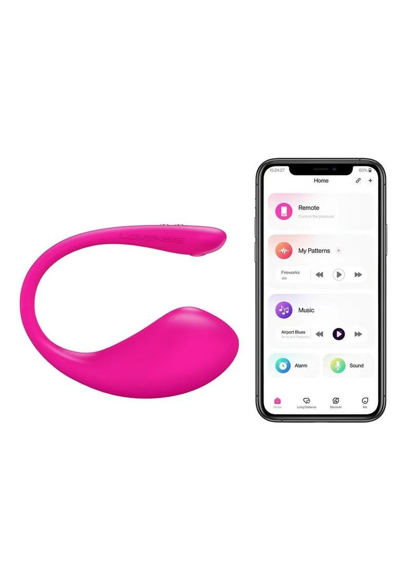 Lovense Lush 3 Remote Controlled Silicone Egg Vibrator - Image 4