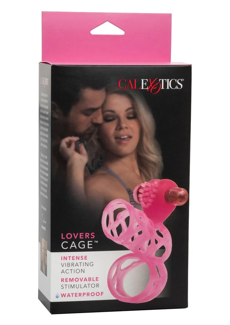 Lovers Cage Penis Enhancer and Cock Ring with Bullet - Image 2