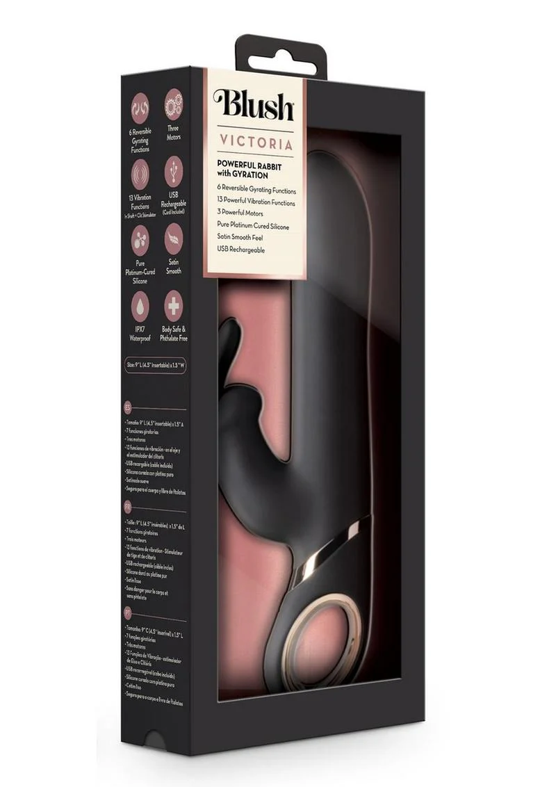 Lush Victoria Rechargeable Silicone Rabbit Vibrator - Image 2