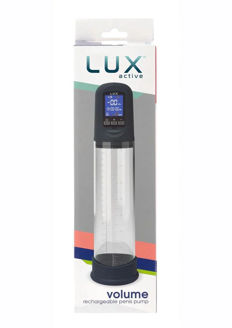 Lux Active Volume LCD Rechargeable Auto Penis Pump