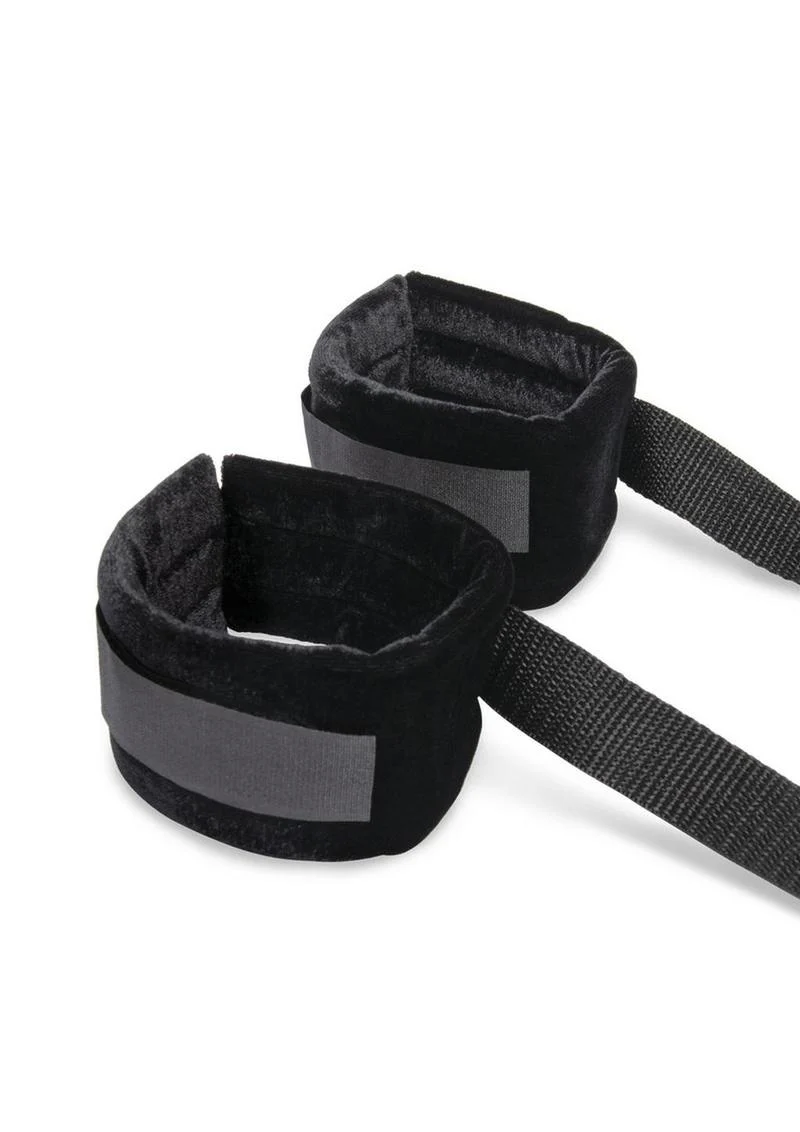 Lux Fetish Bondage Bed Strap and Flogger Kit - Image 4