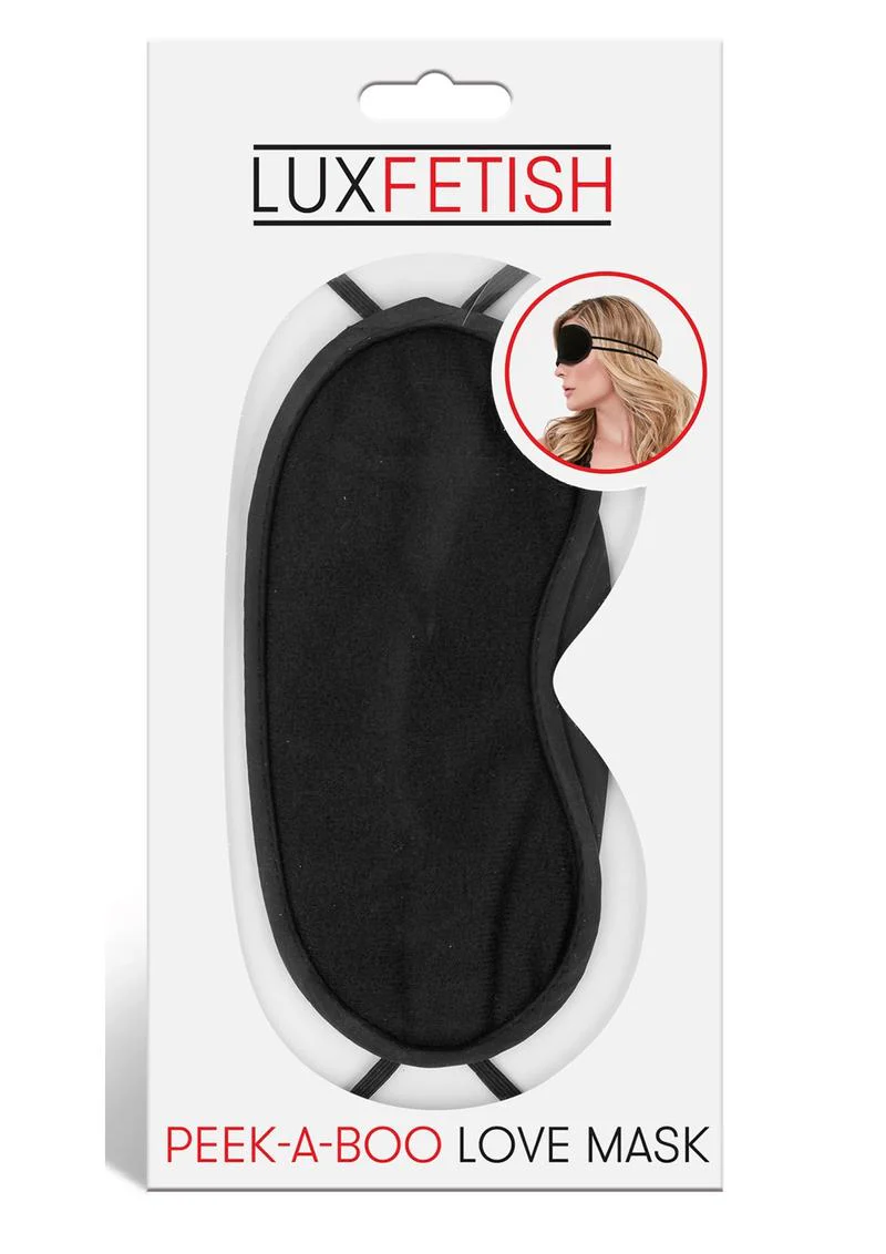 Lux Fetish Peek-A-Boo Love Mask - Image 2