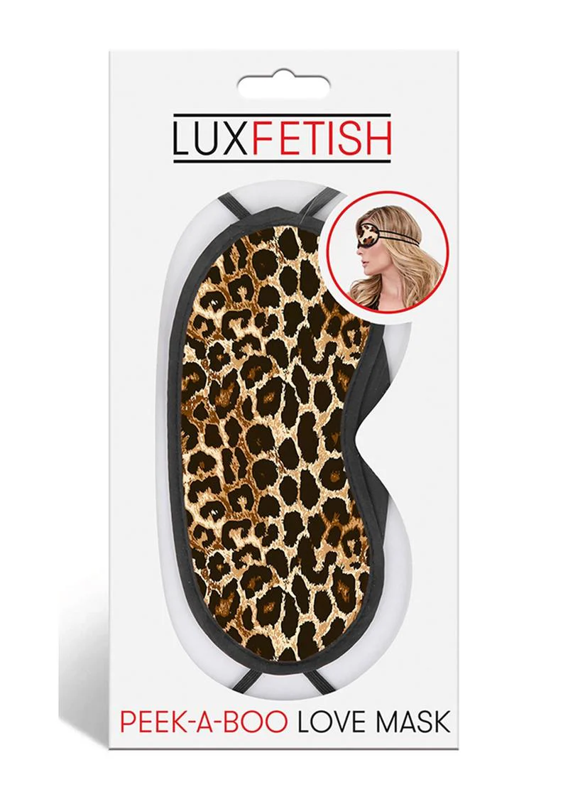 Lux Fetish Peek-A-Boo Love Mask - Image 4