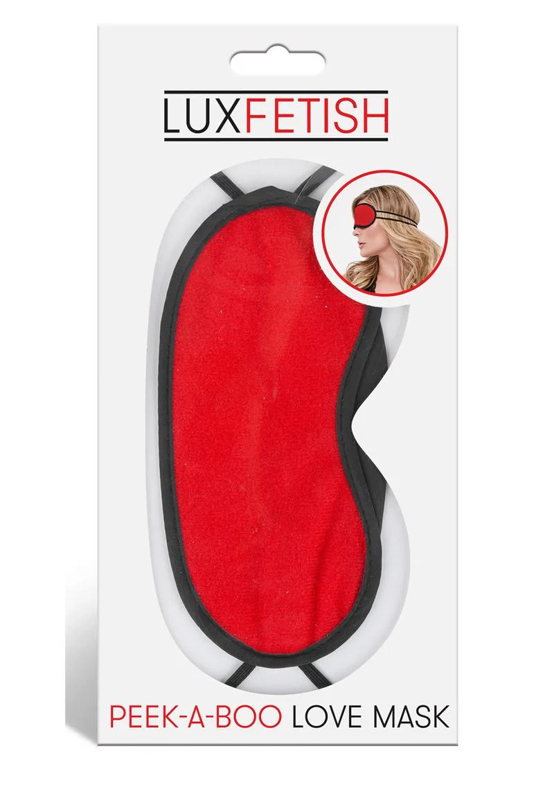Lux Fetish Peek-A-Boo Love Mask - Image 7