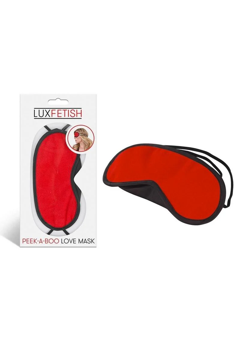 Lux Fetish Peek-A-Boo Love Mask - Image 9