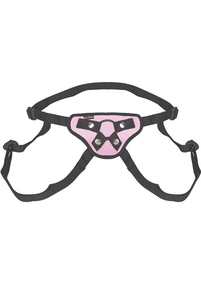 Lux Fetish Pretty In Pink Strap-On Harness Adjustable - Image 2