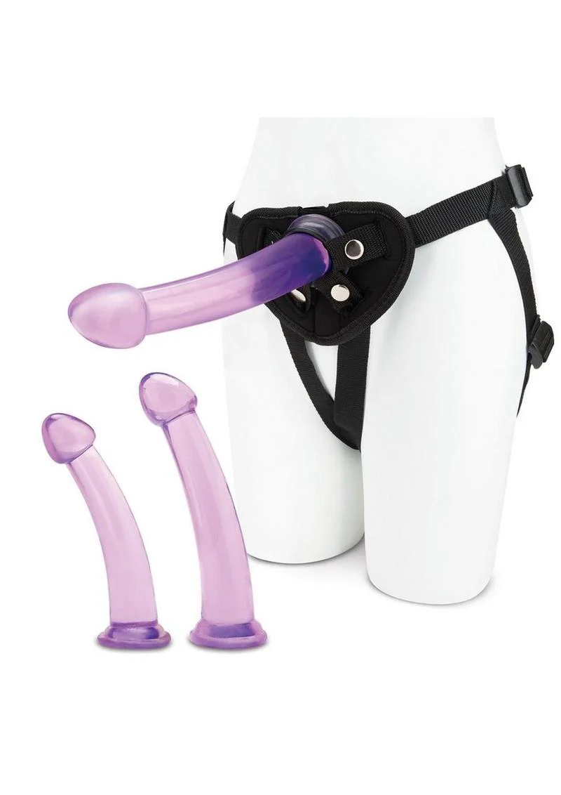 Lux Fetish Size Up Dildo and Harness Pegging Training - Image 3