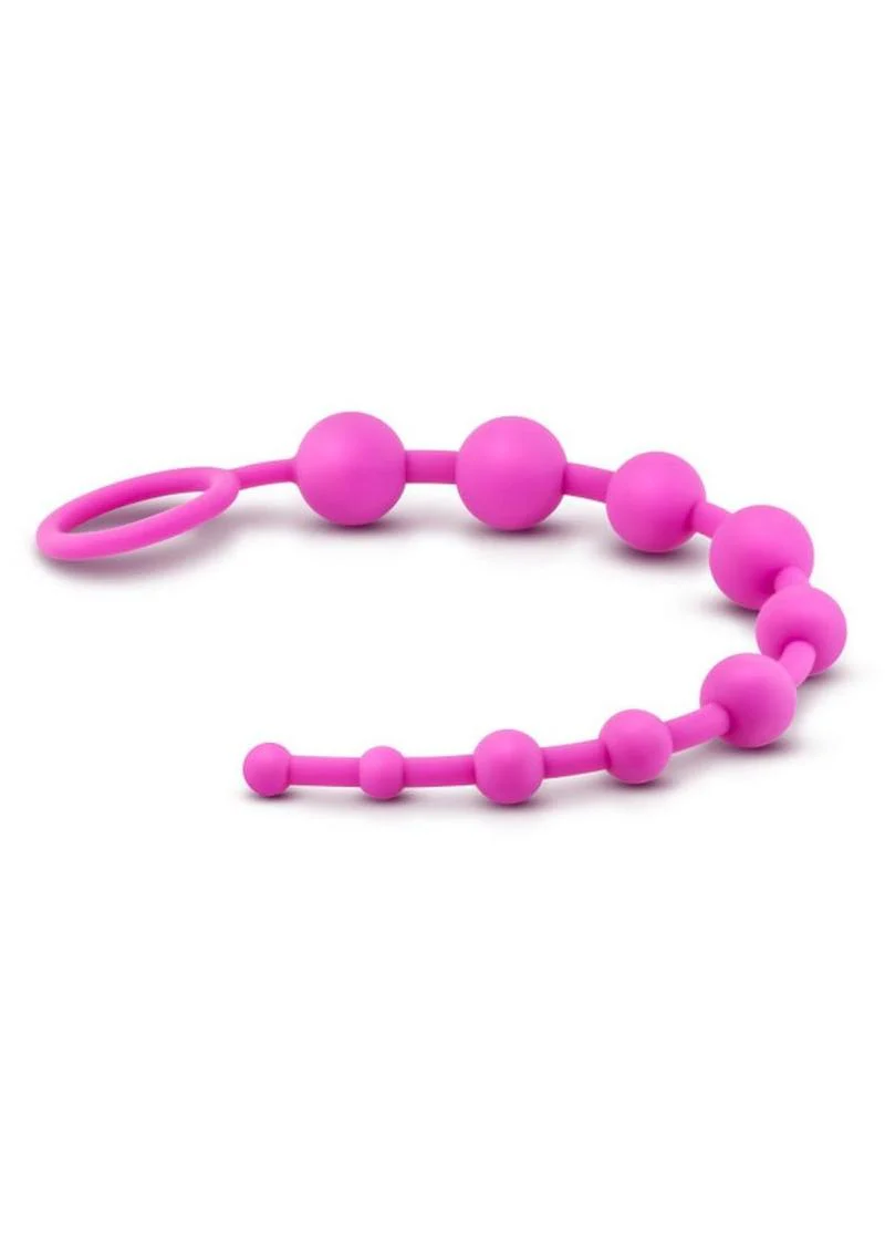 Luxe Silicone 10 Anal Beads - Image 5