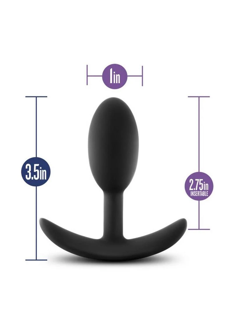 Luxe Wearable Vibra Slim Plug Silicone Butt Plug - Image 8