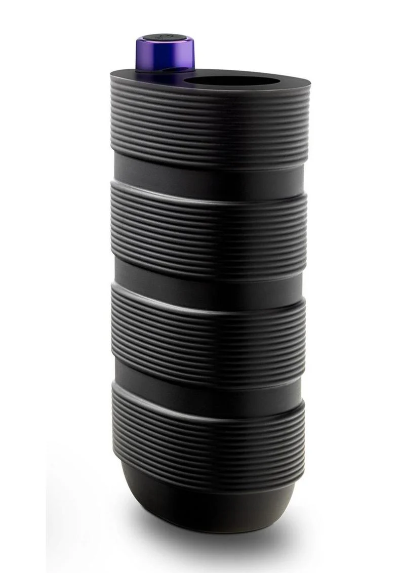 M Elite Platinum Strok Rechargeable Silicone Dual End Pussy Masturbator - Image 4