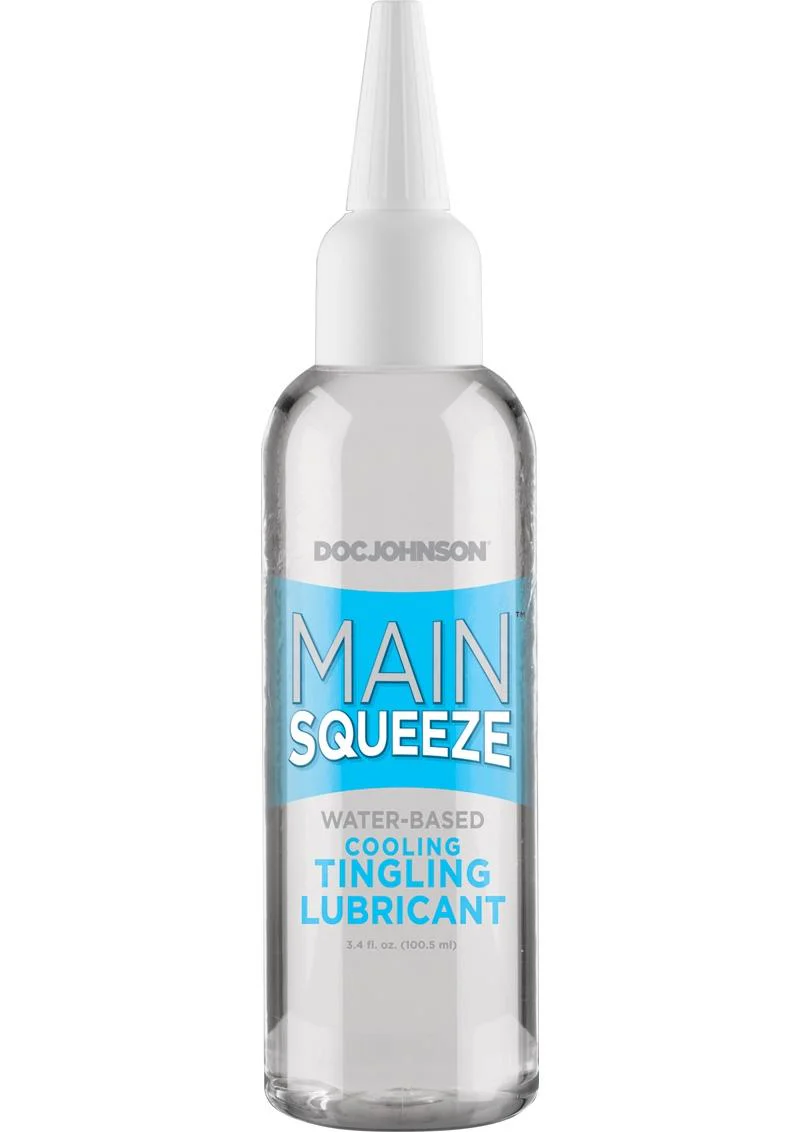 Main Squeeze Cooling Tingling Water Based Lubricant