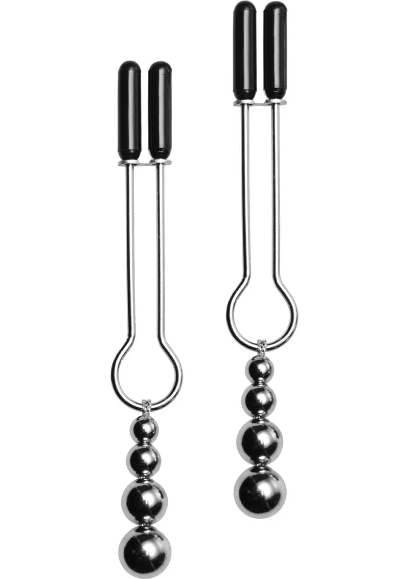 Master Series Adorn Triple Bead Nipple Clamp