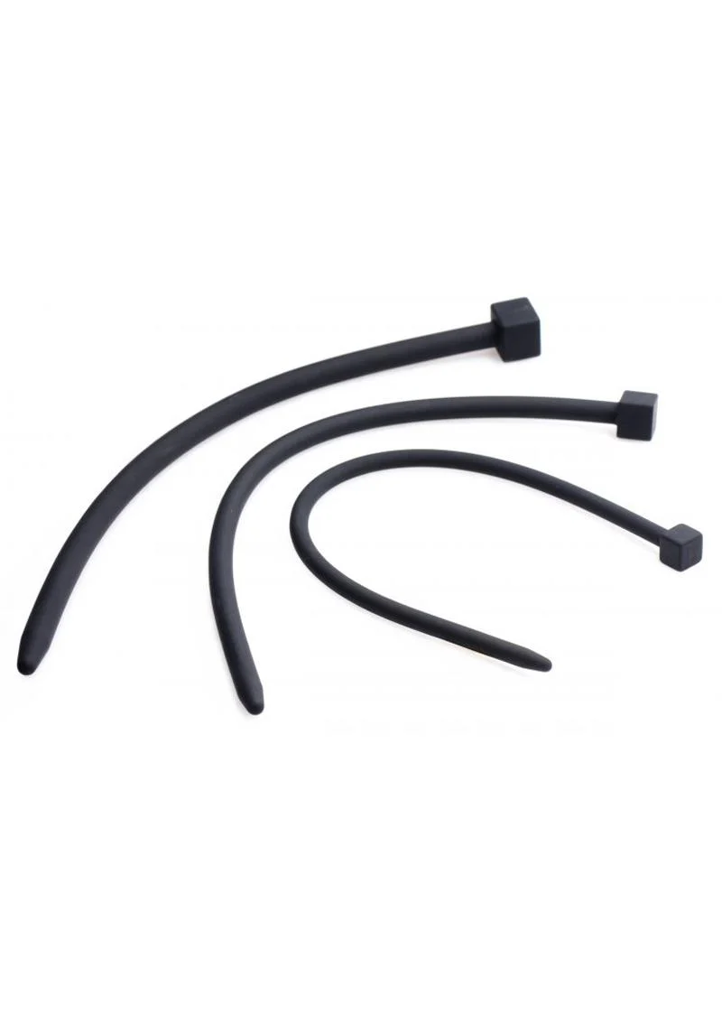 Master Series Bolted Deluxe Silicone Urethral Sounds