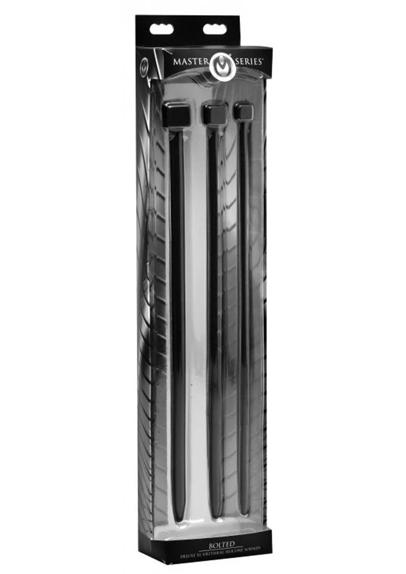 Master Series Bolted Deluxe Silicone Urethral Sounds - Image 2