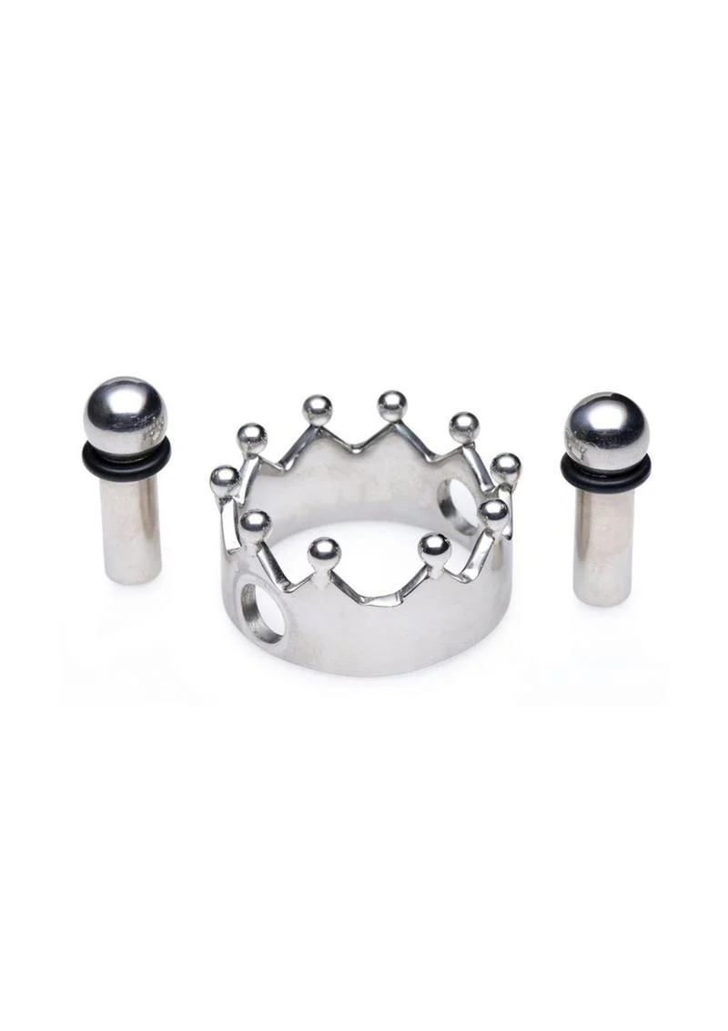 Master Series Crowned Magnetic Crown Nipple Clamps - Stainless - Image 4