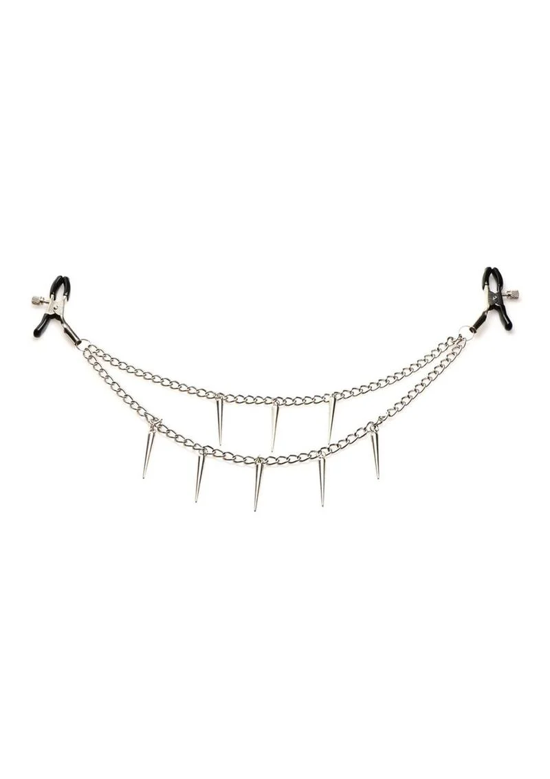 Master Series Daggers Double Chain Nipple Clamps - Image 4