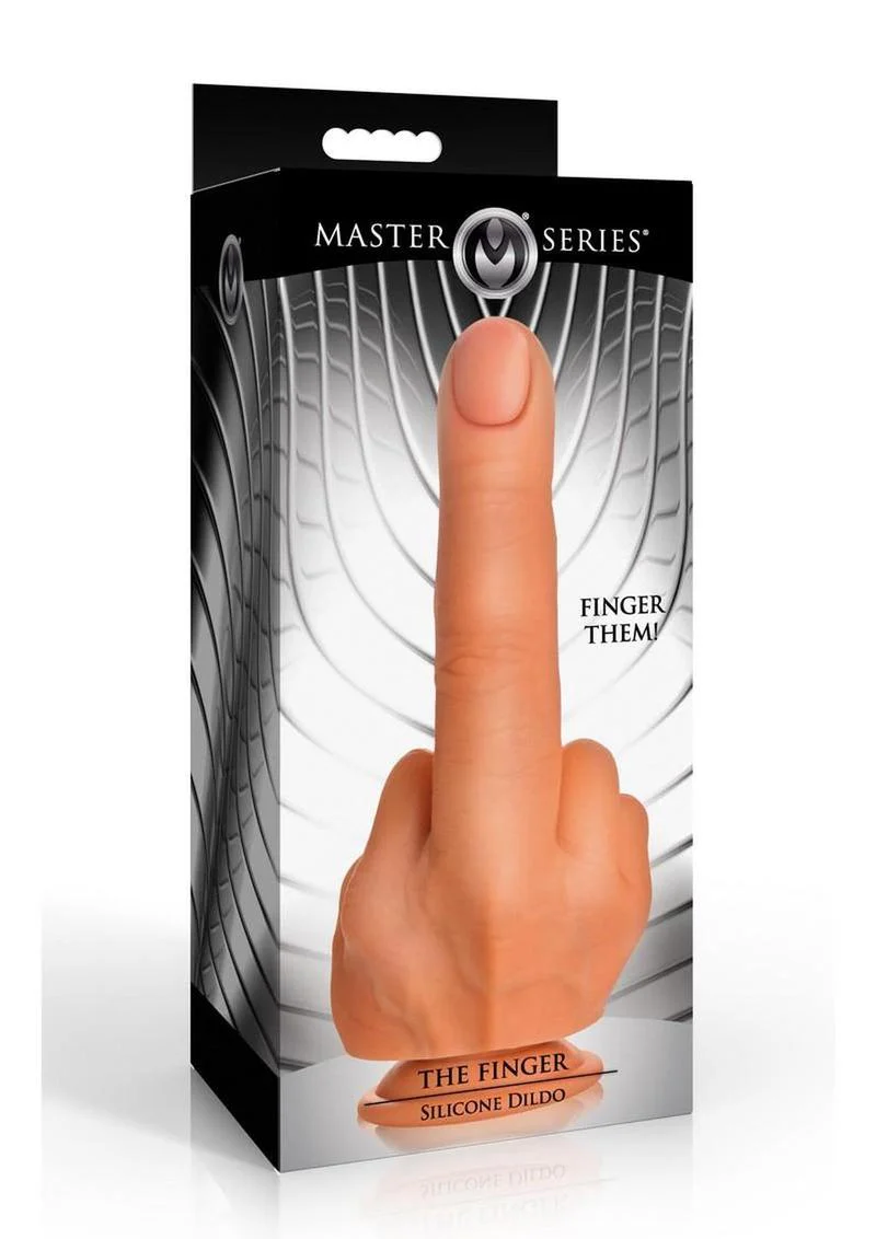 Master Series Finger Silicone Dildo - Image 2