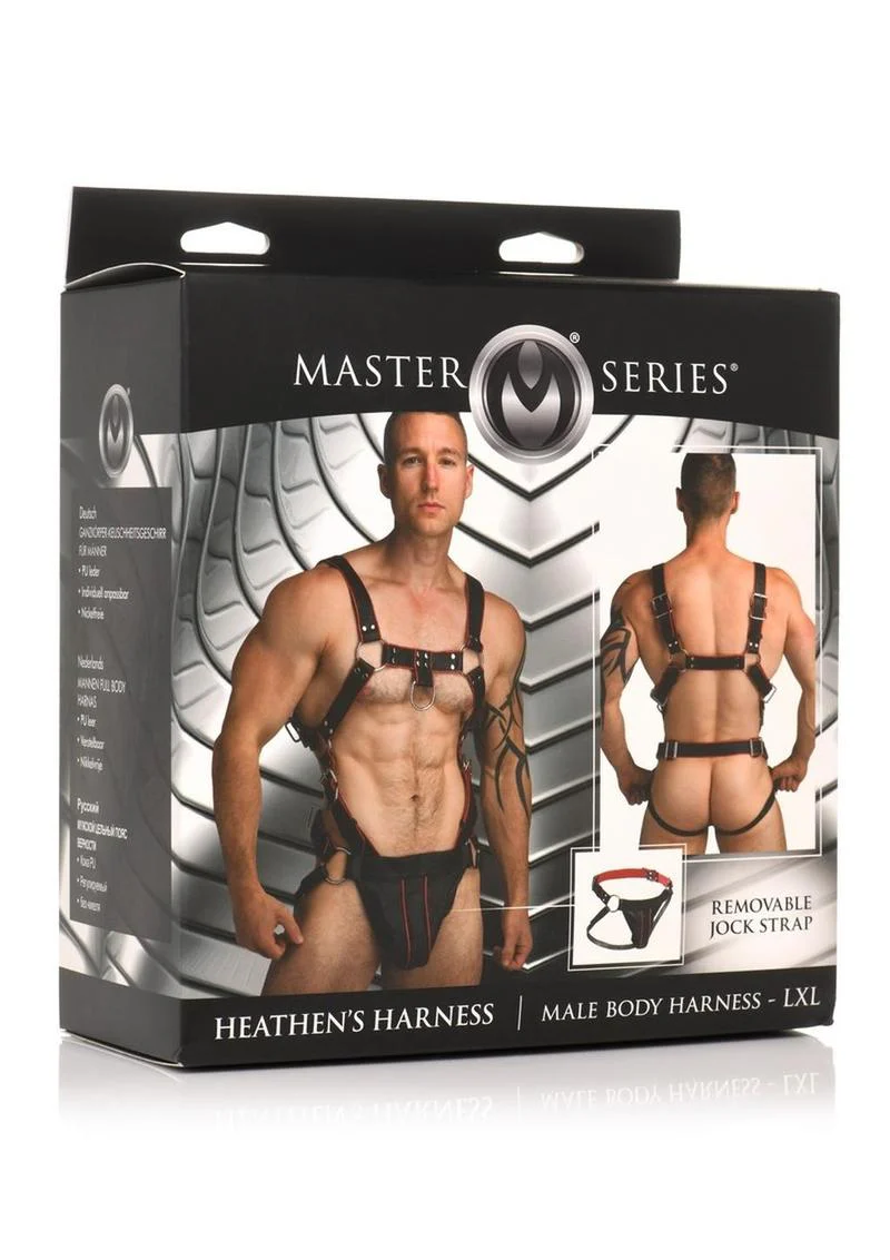 Master Series Heather's Harness Male Body Harness - Image 6