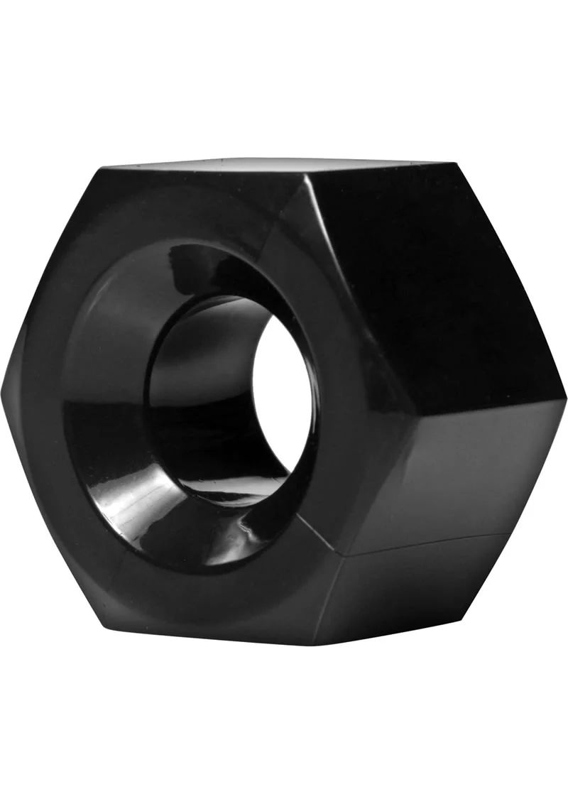 Master Series Hex Heavy Duty Cock Ring and Ball Stretcher - Image 3