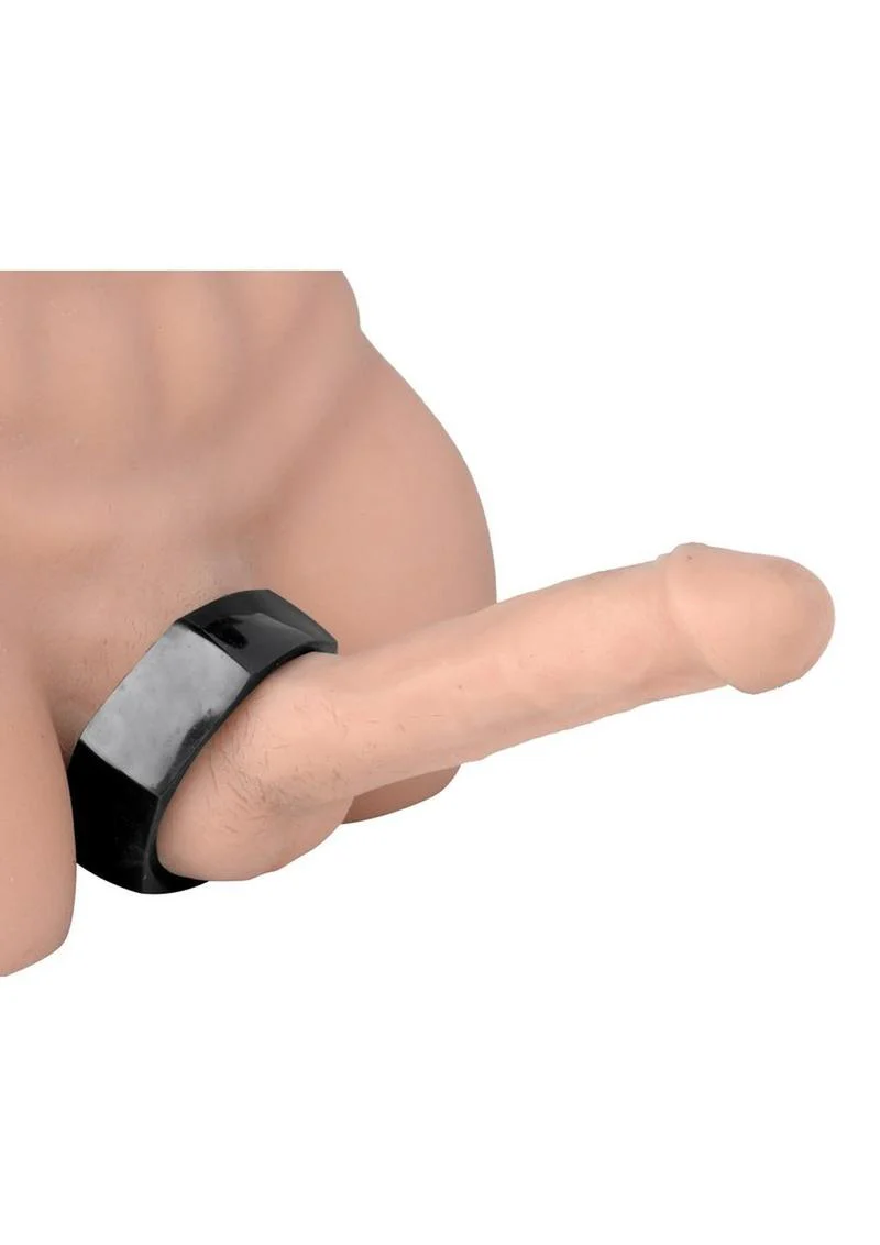 Master Series Hex Heavy Duty Cock Ring and Ball Stretcher - Image 4