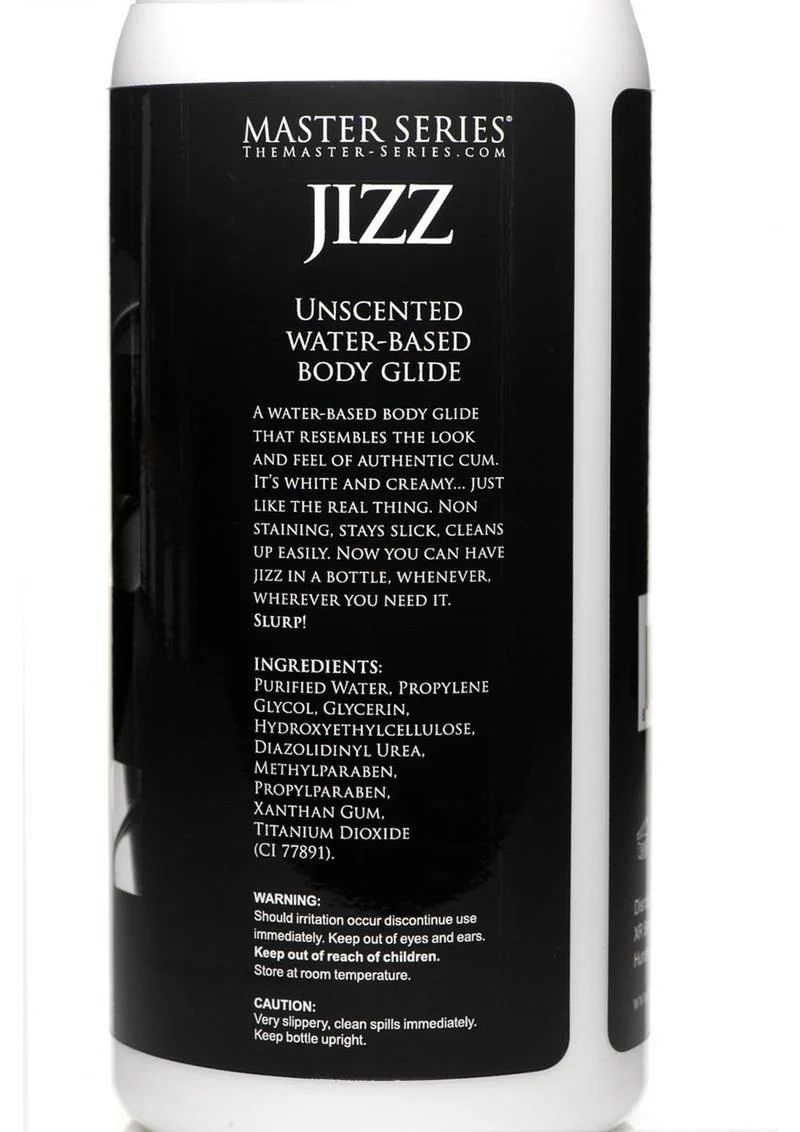 Master Series Jizz Unscented Water Based Lube - Image 3