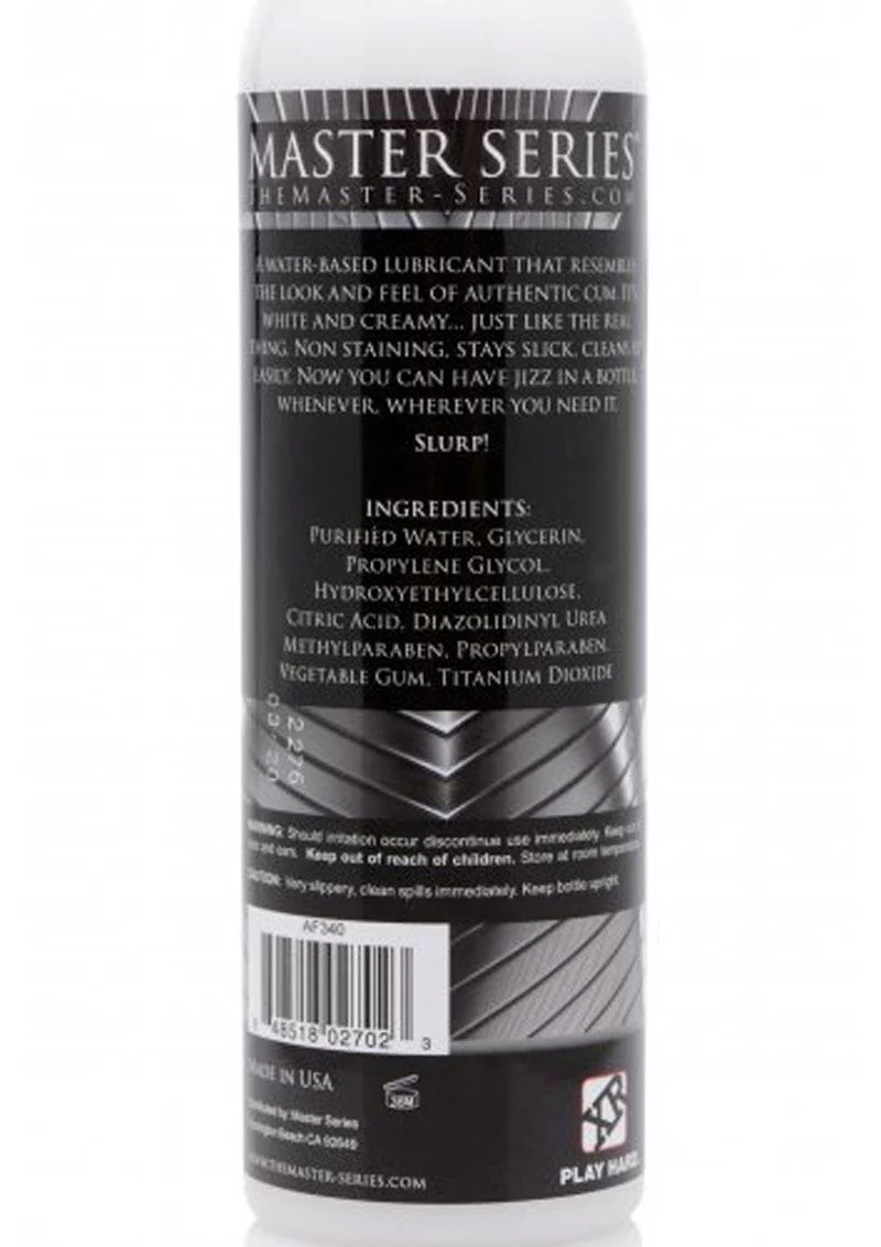 Master Series Jizz Unscented Water Based Lubricant - Image 2