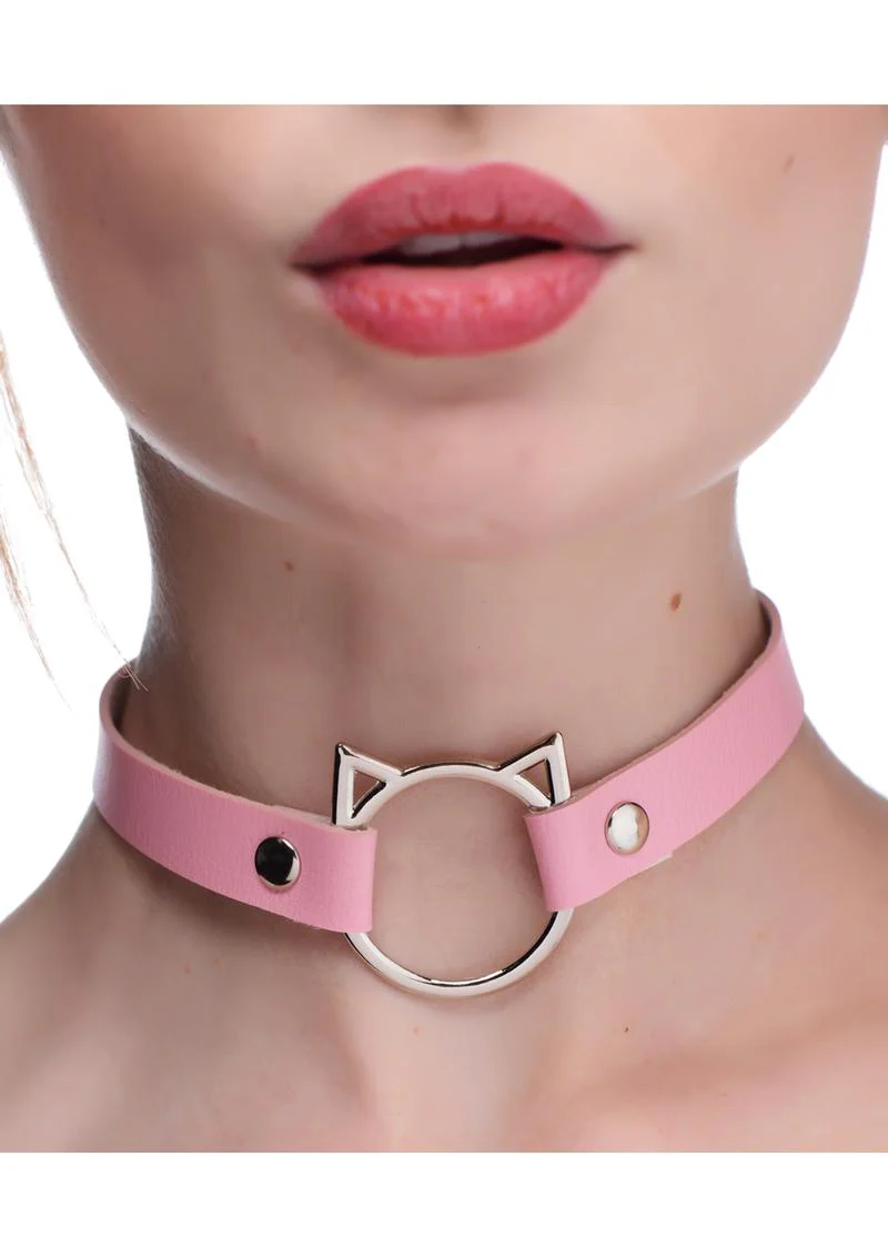 Master Series Kinky Kitty Adjustable Ring Choker Slim - Image 5
