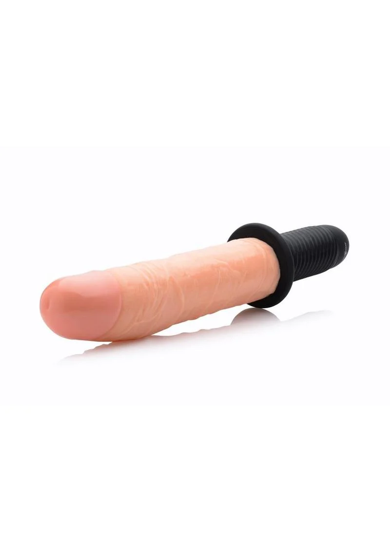Master Series Onslaught XL Vibrating 9in Dildo Thruster - Image 3
