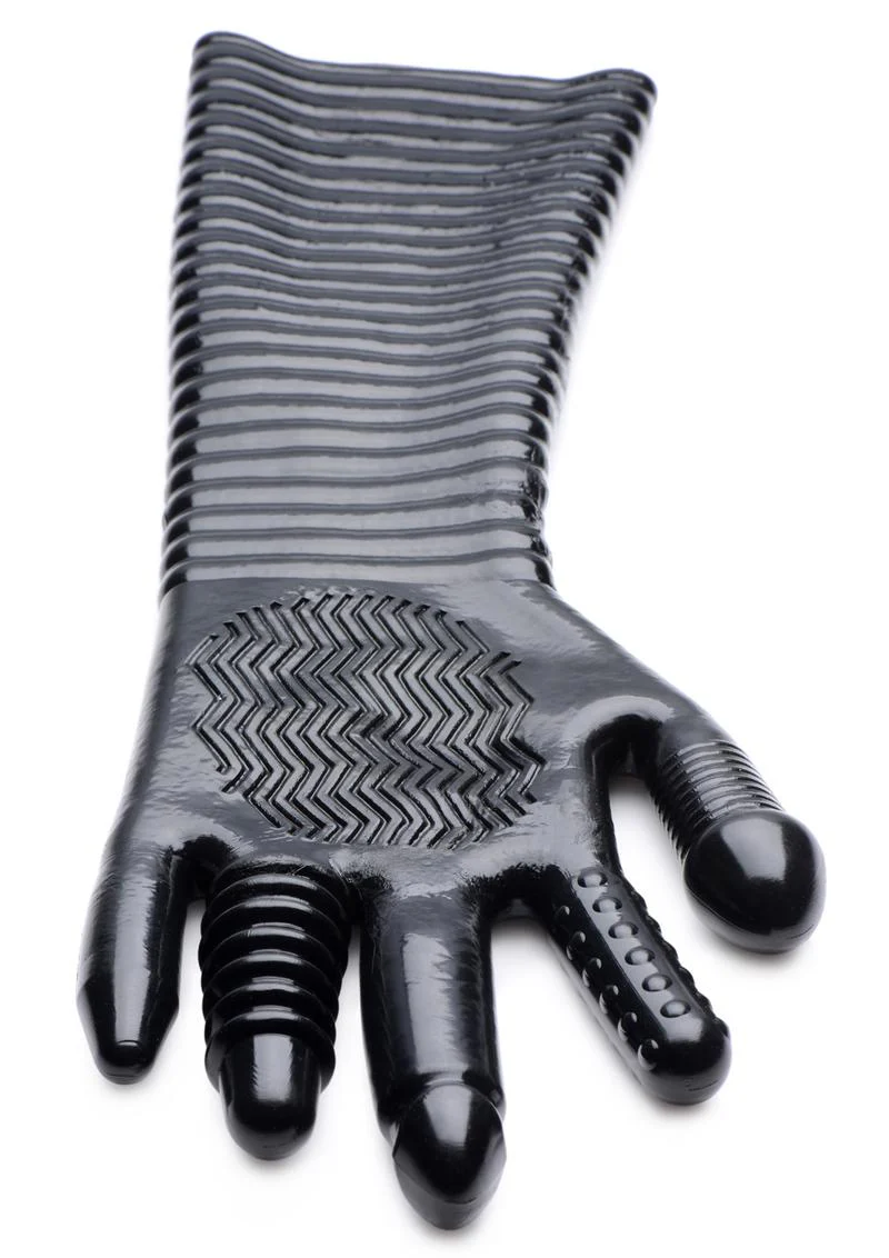 Master Series Pleasure Fister Textured Glove - Image 3