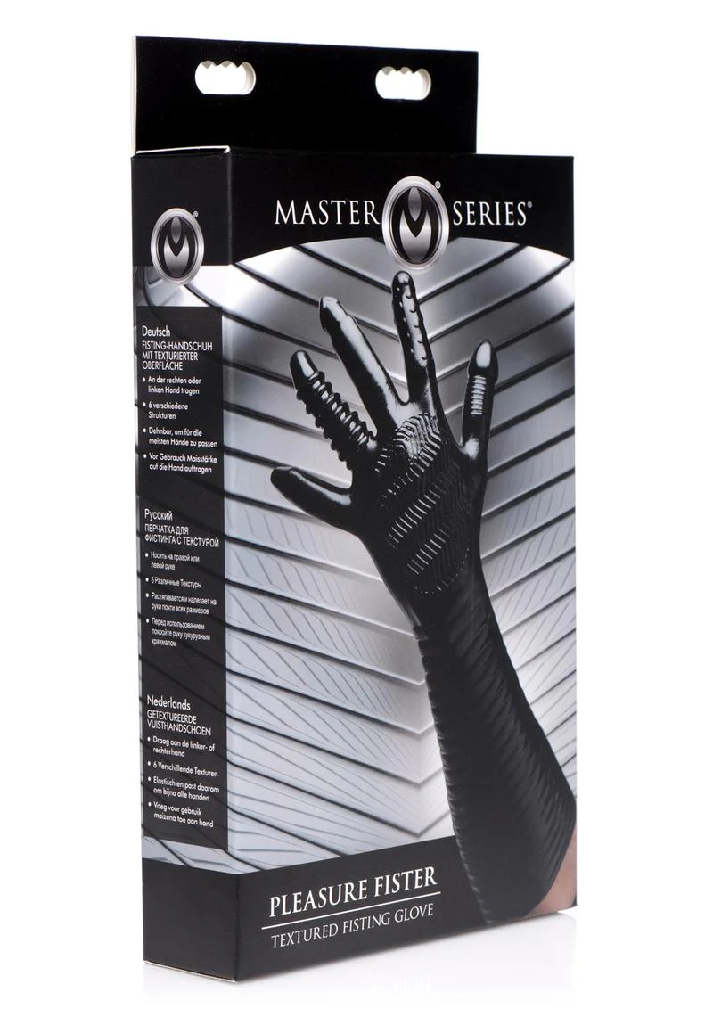 Master Series Pleasure Fister Textured Glove - Image 4