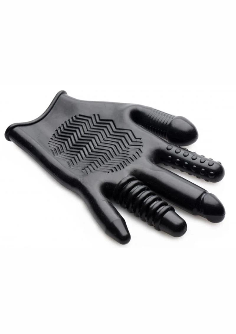 Master Series Pleasure Poker Textured Glove - Image 2