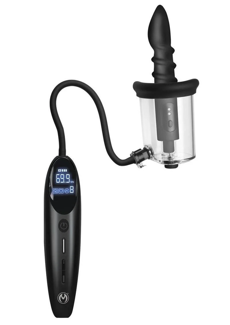 Master Series Rosebud Driller Deluxe Set Vibrating Silicone Rosebud Pump