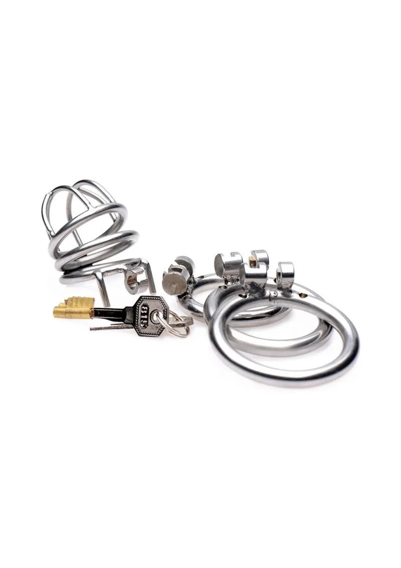 Master Series The Pen Deluxe Locking Chastity Cage - Image 2