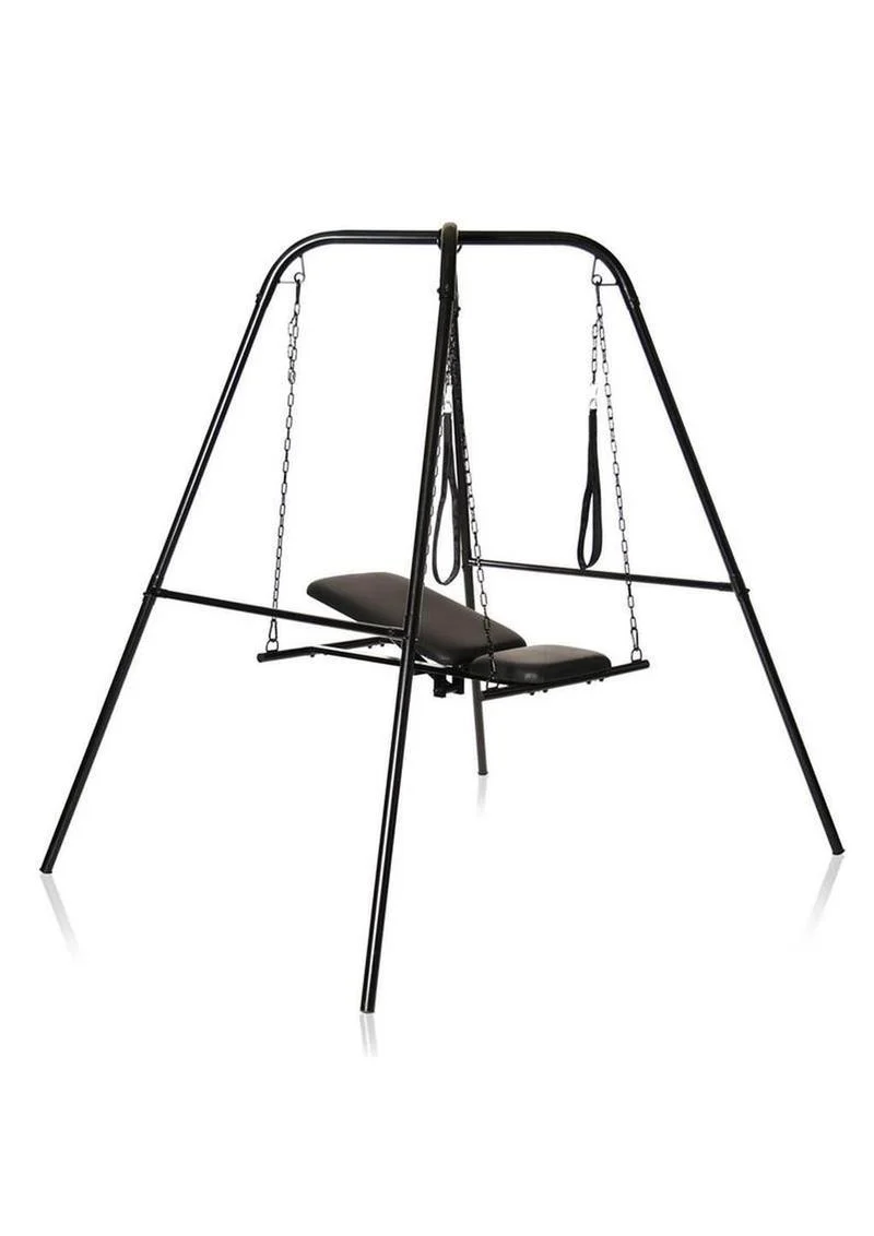 Master Series Throne Adjustable Sex Sling with Stand - Image 2