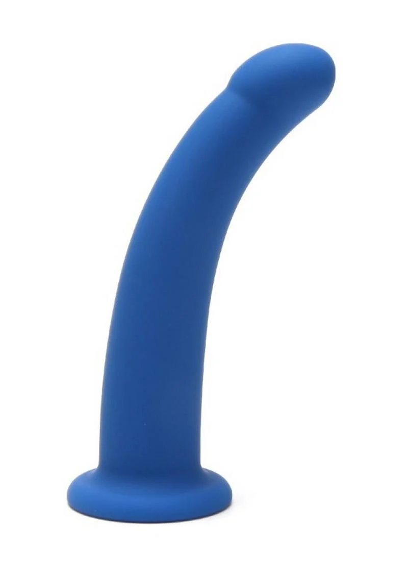 ME YOU US Blue Curved Silicone Dildo - Image 2