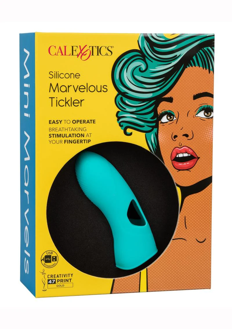 Mini Marvels Marvelous Tickler Rechargeable Silicone Finger Vibrator - Image 4