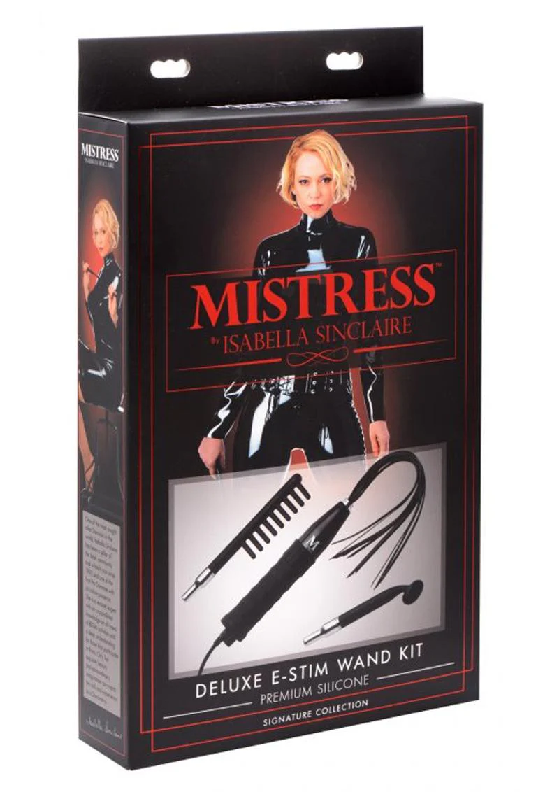 Mistress By Isabella Sinclaire Premium Silicone Deluxe E-Stim Wand Kit - Image 2