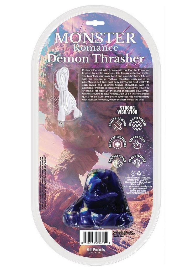 Monster Romance Demon Thrasher Rechargeable Silicone Dong - Image 3