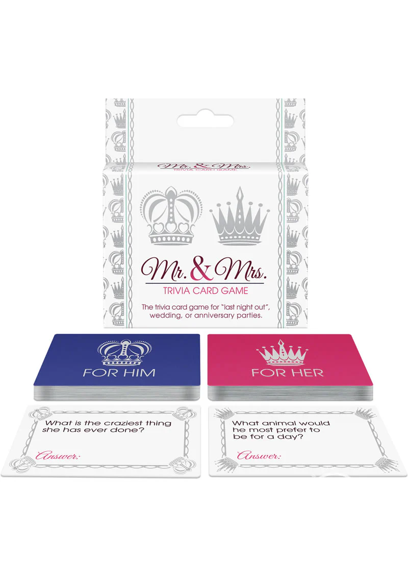 Mr. and Mrs. Trivia Card Game - Image 2