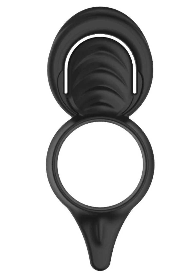 My Cockring Double Loop Silicone Cock Ring and Scrotum Cinch - Image 4