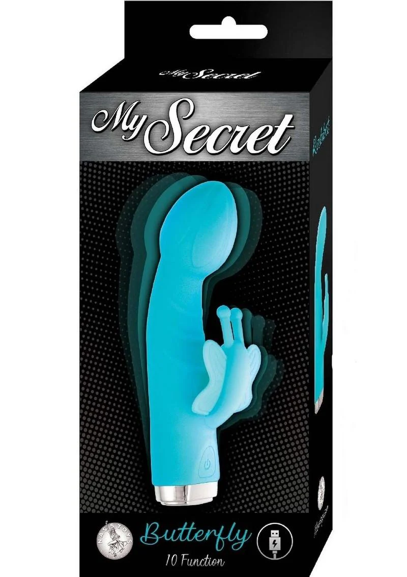 My Secret Butterfly Rechargeable Silicone Rabbit Vibrator - Image 4