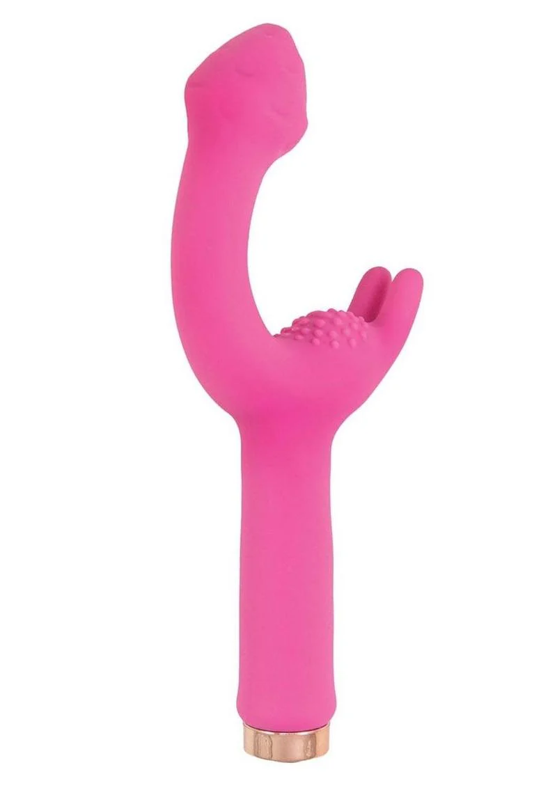 Mystique Vibrating Massagers Rechargeable Silicone G-Spot Vibrator - Image 6