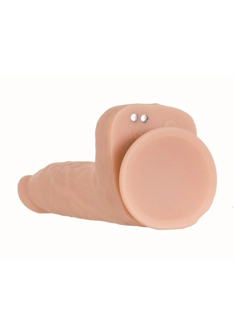 Naked Addiction Maximum Thrusting and Vibrating Rechargeable Silicone Dong with Remote Control - Image 4