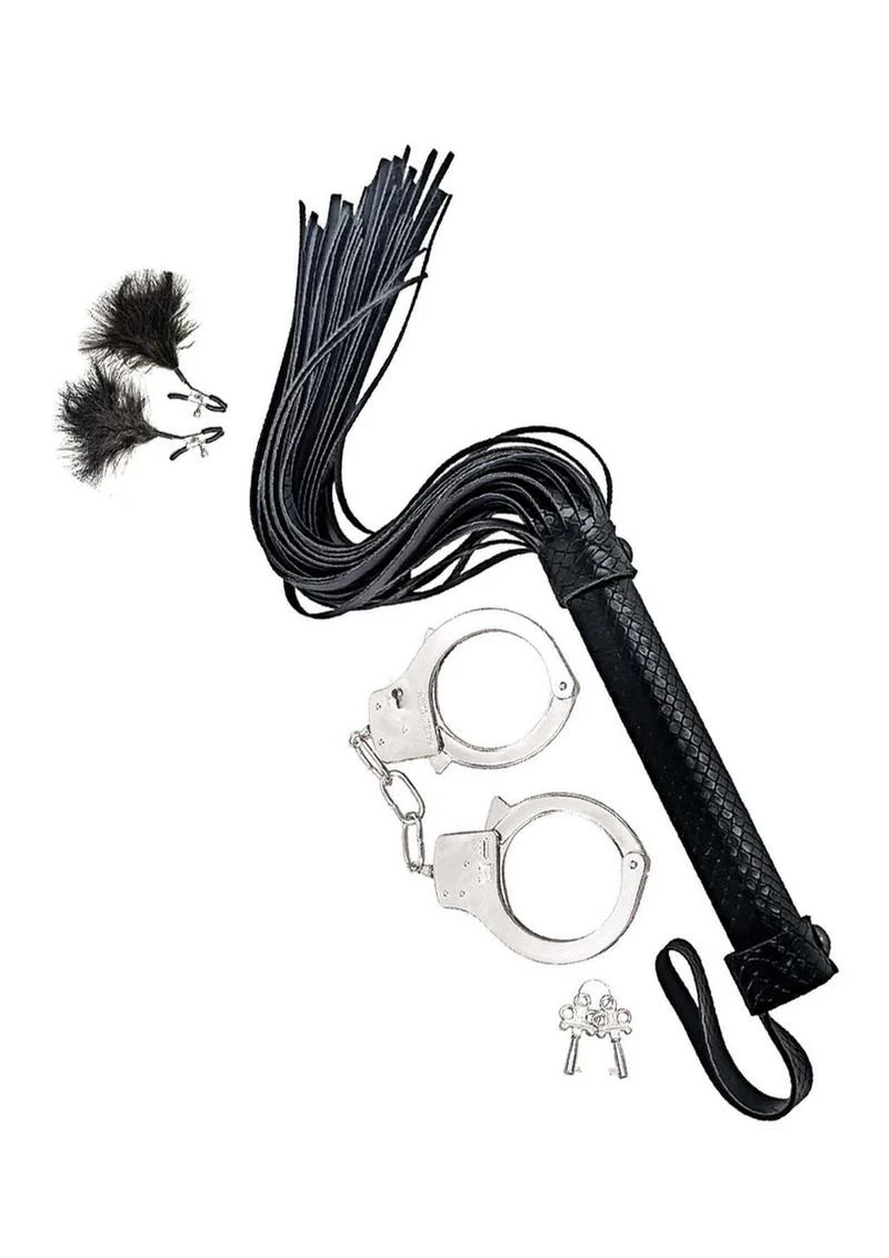 Nasstoys Bondage Whip,feather and Cuffs - Image 5