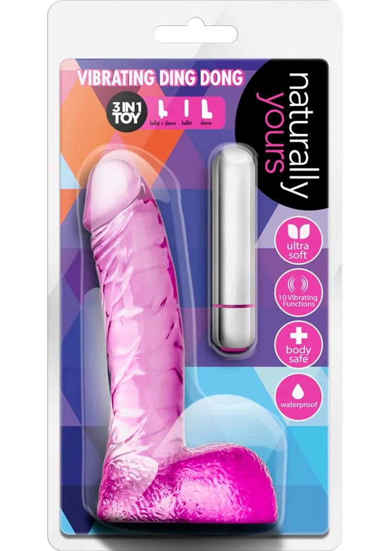 Naturally Yours Vibrating Ding Dong Dildo - Image 5