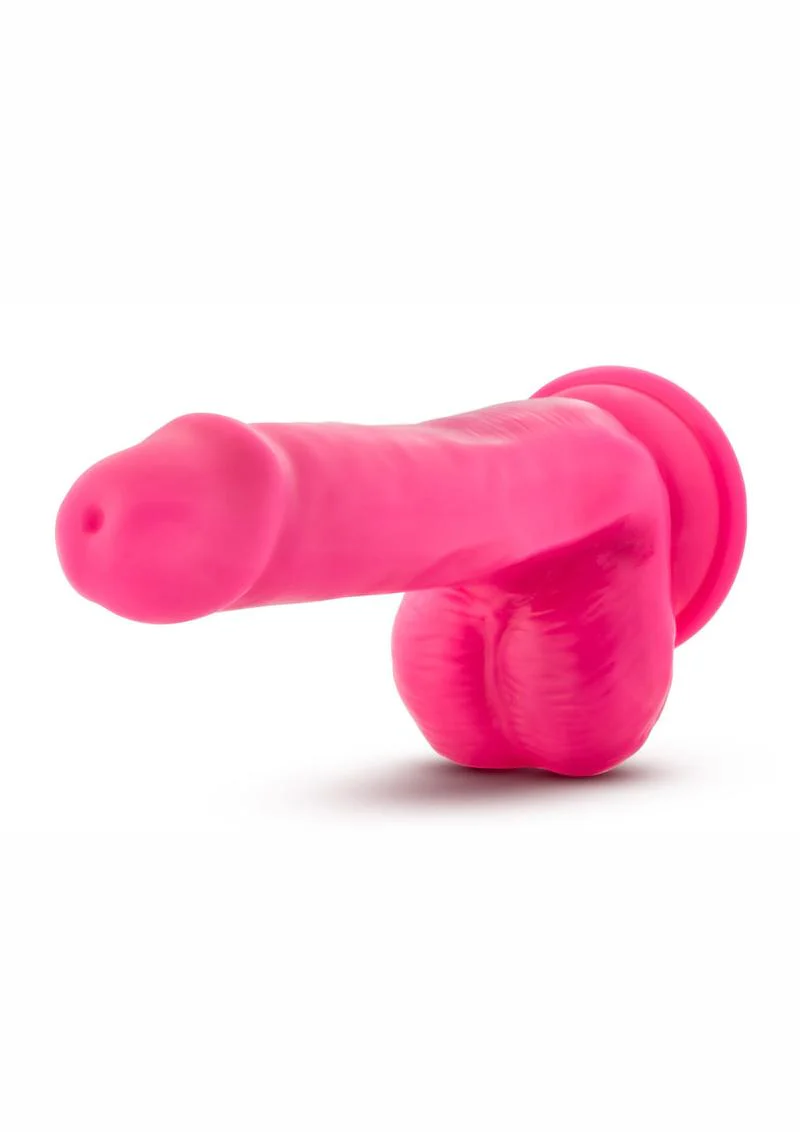 Neo Dual Density Dildo with Balls - Image 6