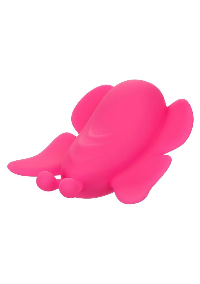 Neon Vibes The Fluffer Vibe Rechargeable Silicone Butterfly Panty Vibe - Image 4