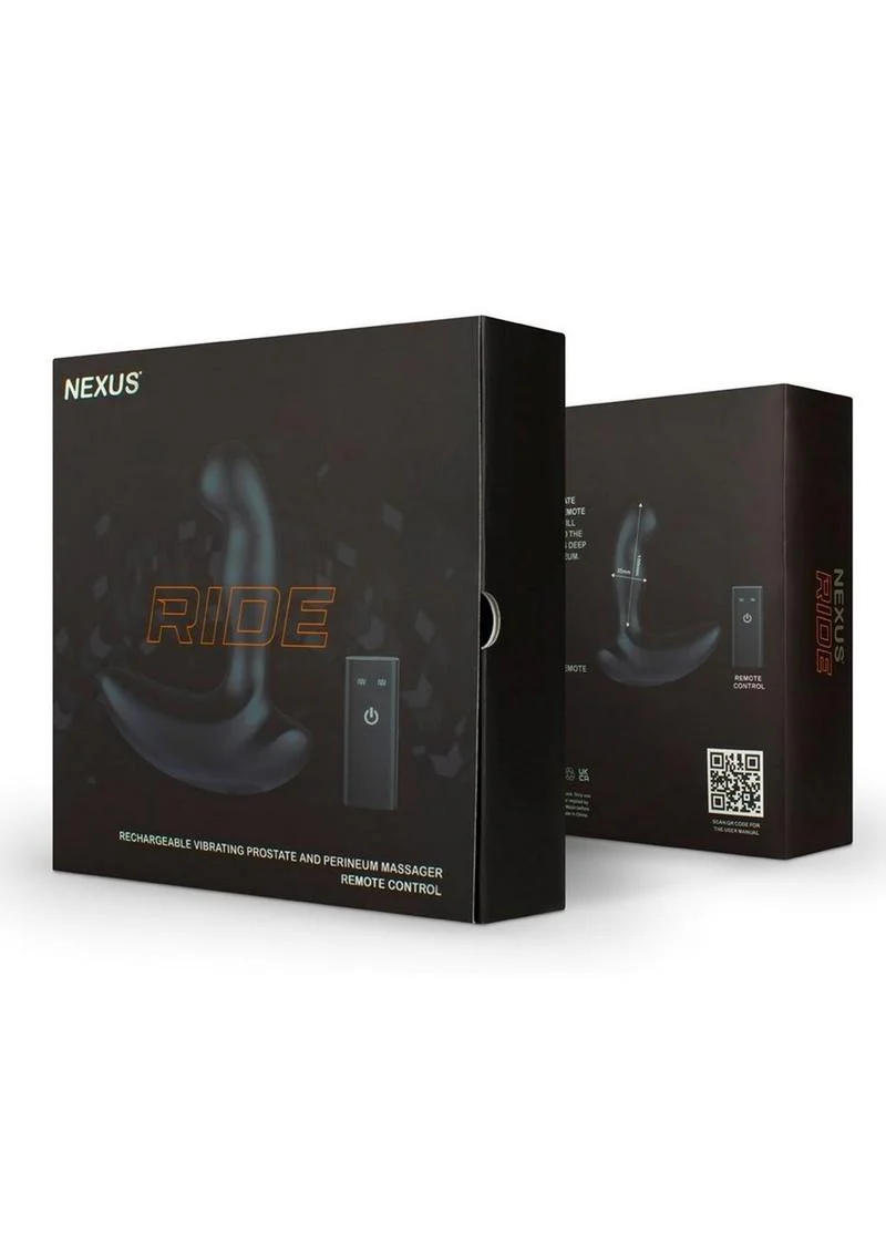 Nexus Ride Rechargeable Silicone Vibrating Prostate and Perinium Massager with Remote Control - Image 2