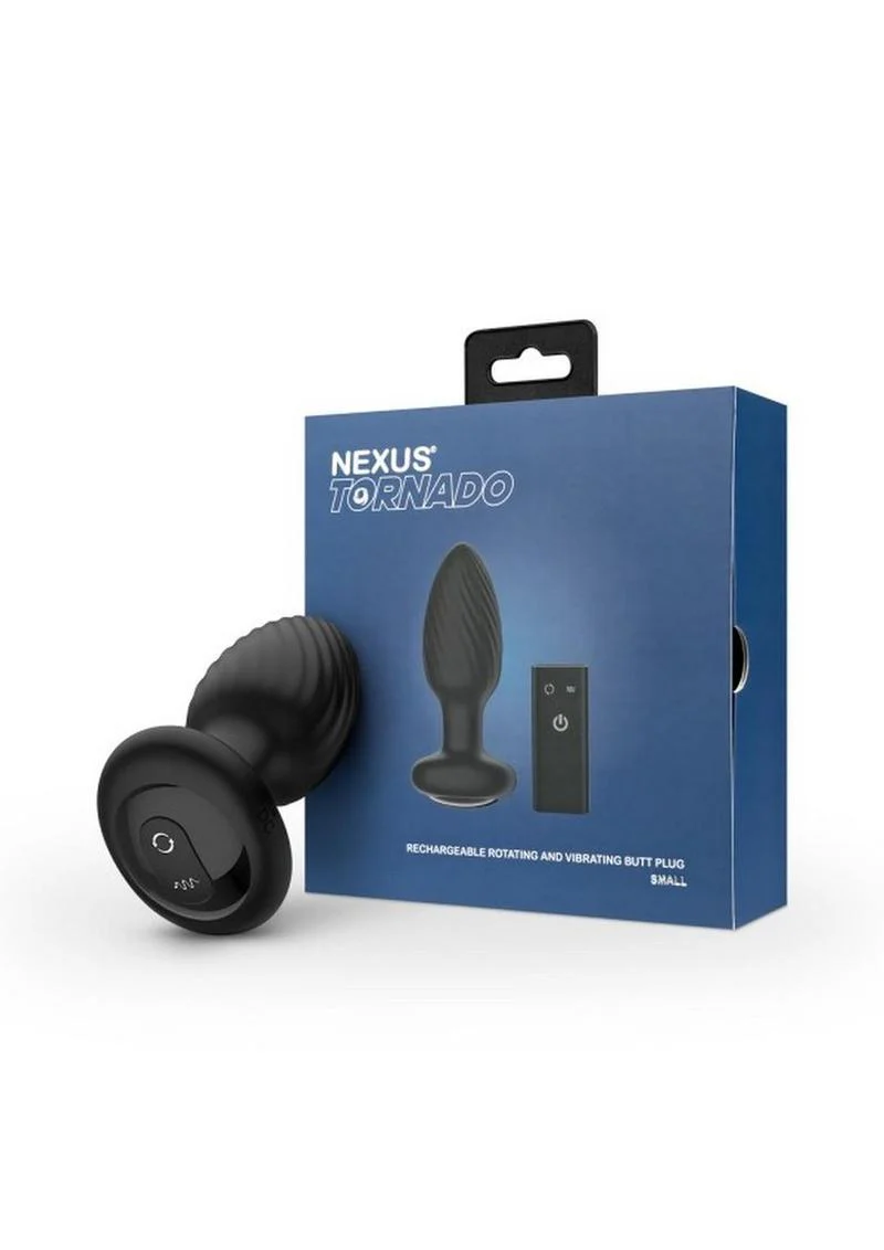 Nexus Tornado Rechargeable Silicone Rotating Butt Plug with Remote Control - Image 3