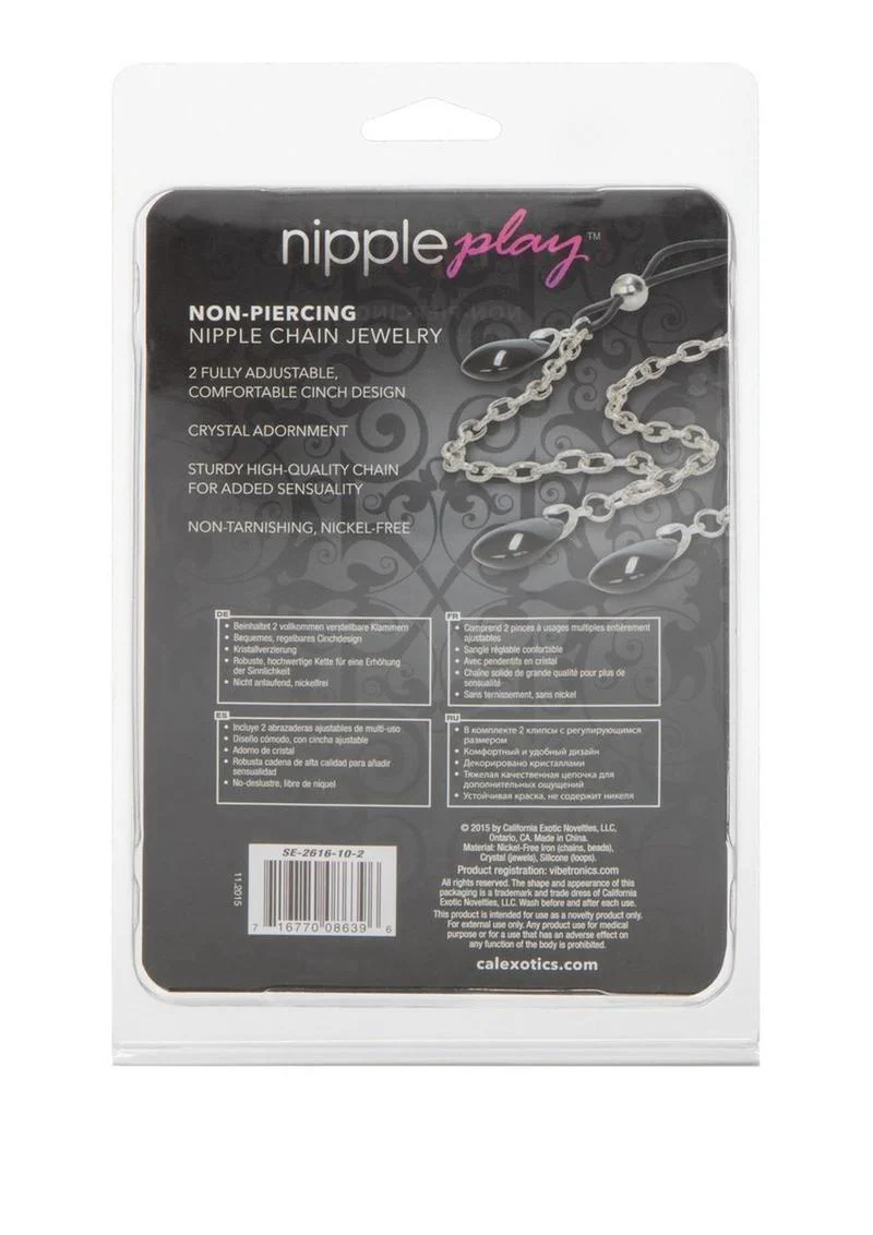 Nipple Play Non Piercing Nipple Chain Jewelry - Image 2